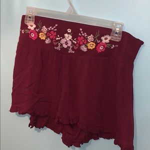 Maroon skirt! Or a set!